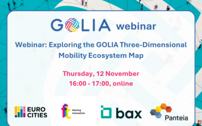 Webinar: Exploring the GOLIA Three-Dimensional Mobility Ecosystem Map