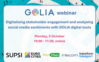 Webinar recording: Digitalising stakeholder engagement and analysing social media sentiments with GOLIA digital tools